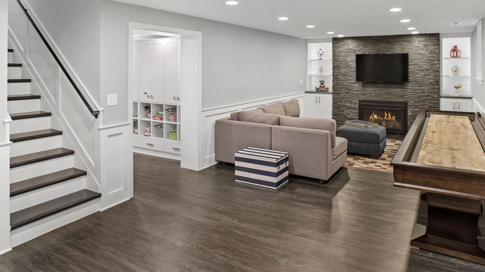 Basement Remodeling by I-Install in Northline