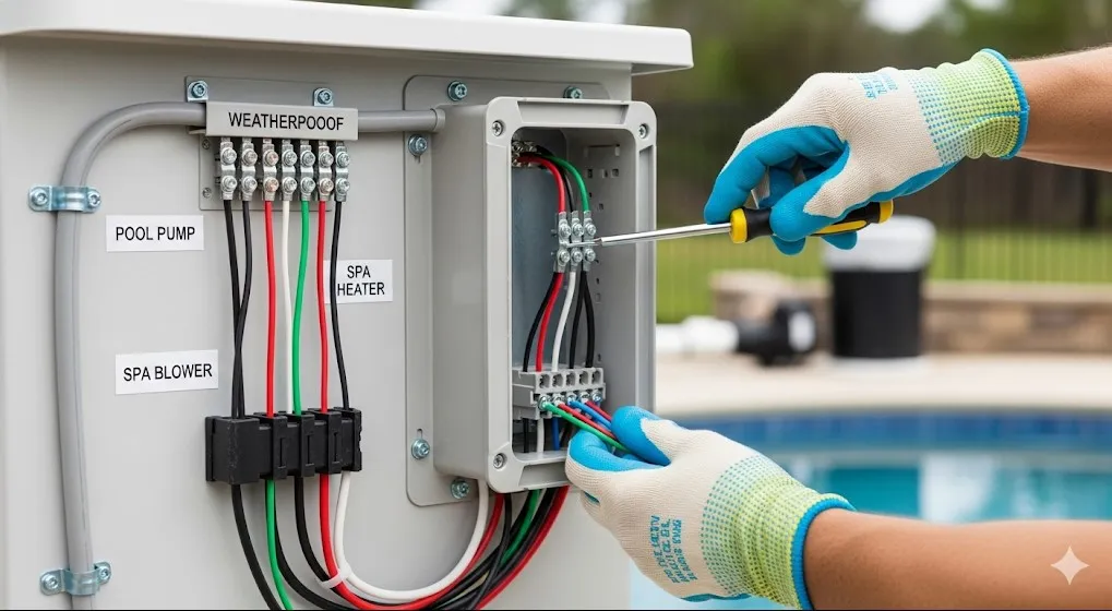 Pool & Spa Electrical Wiring by Hot Shot Electric llc in Catoosa