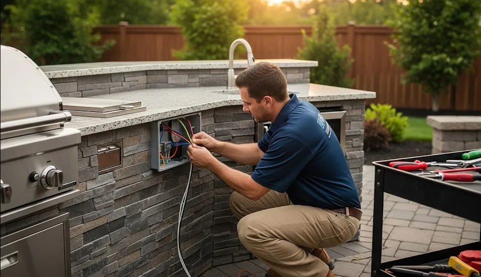 Why choose Hot Shot Electric llc for Outdoor Kitchen Wiring Installation