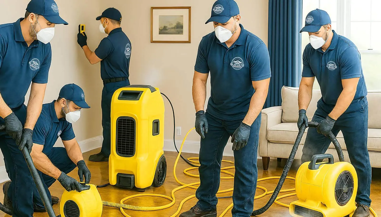 Drying to IICRC Standards expertise by Elevate Pro Restoration