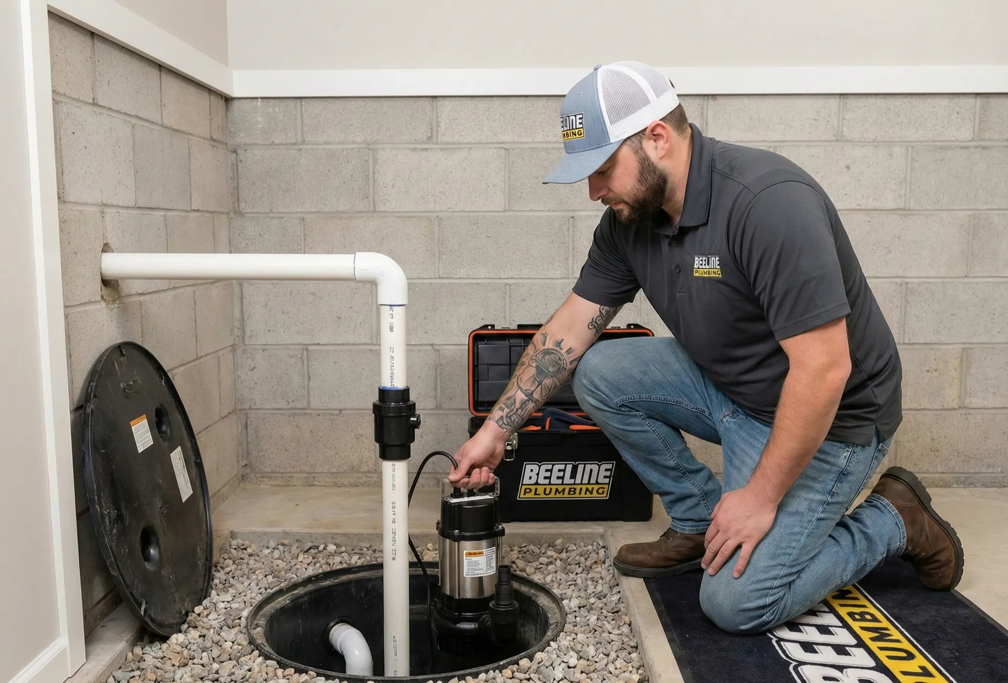 Sump Pump Installation & Repair expertise by Beeline Plumbing