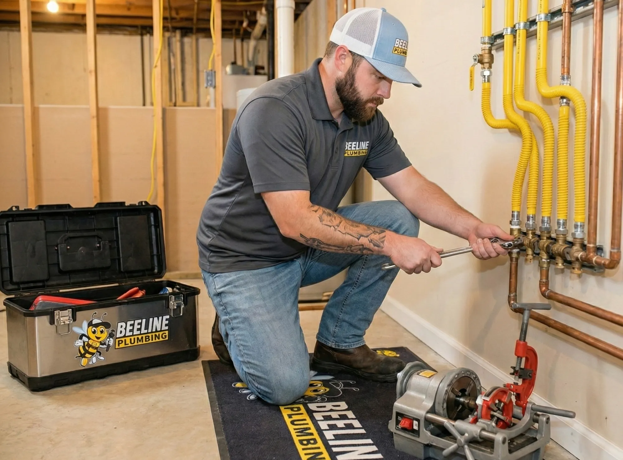 Gas Line Installation & Repair expertise by Beeline Plumbing