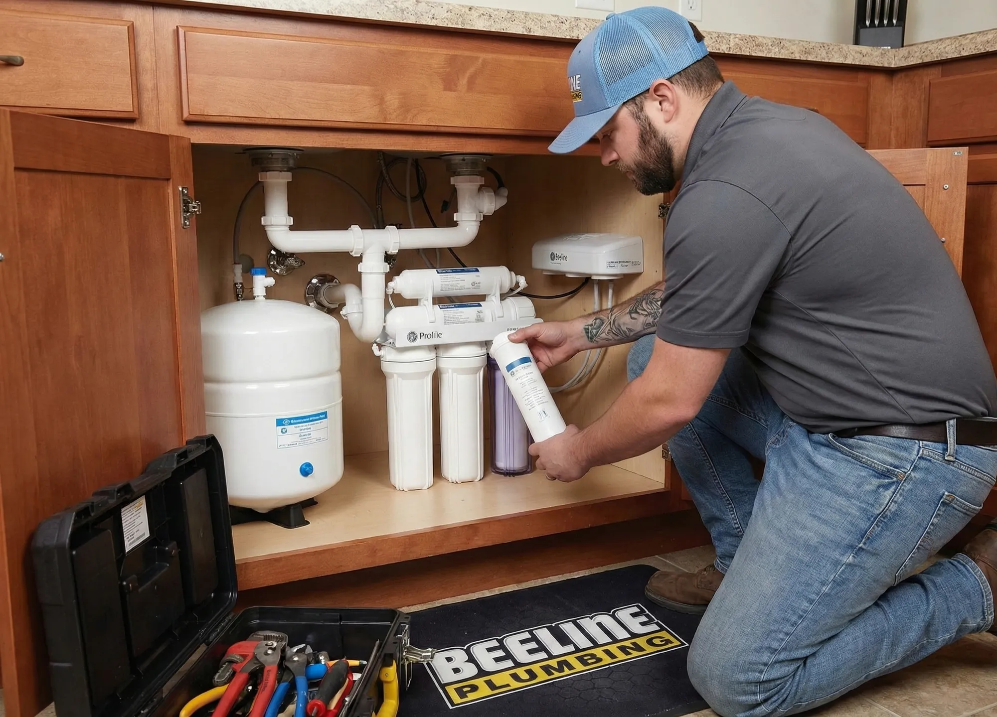 Water Quality Testing and Conditioning expertise by Beeline Plumbing