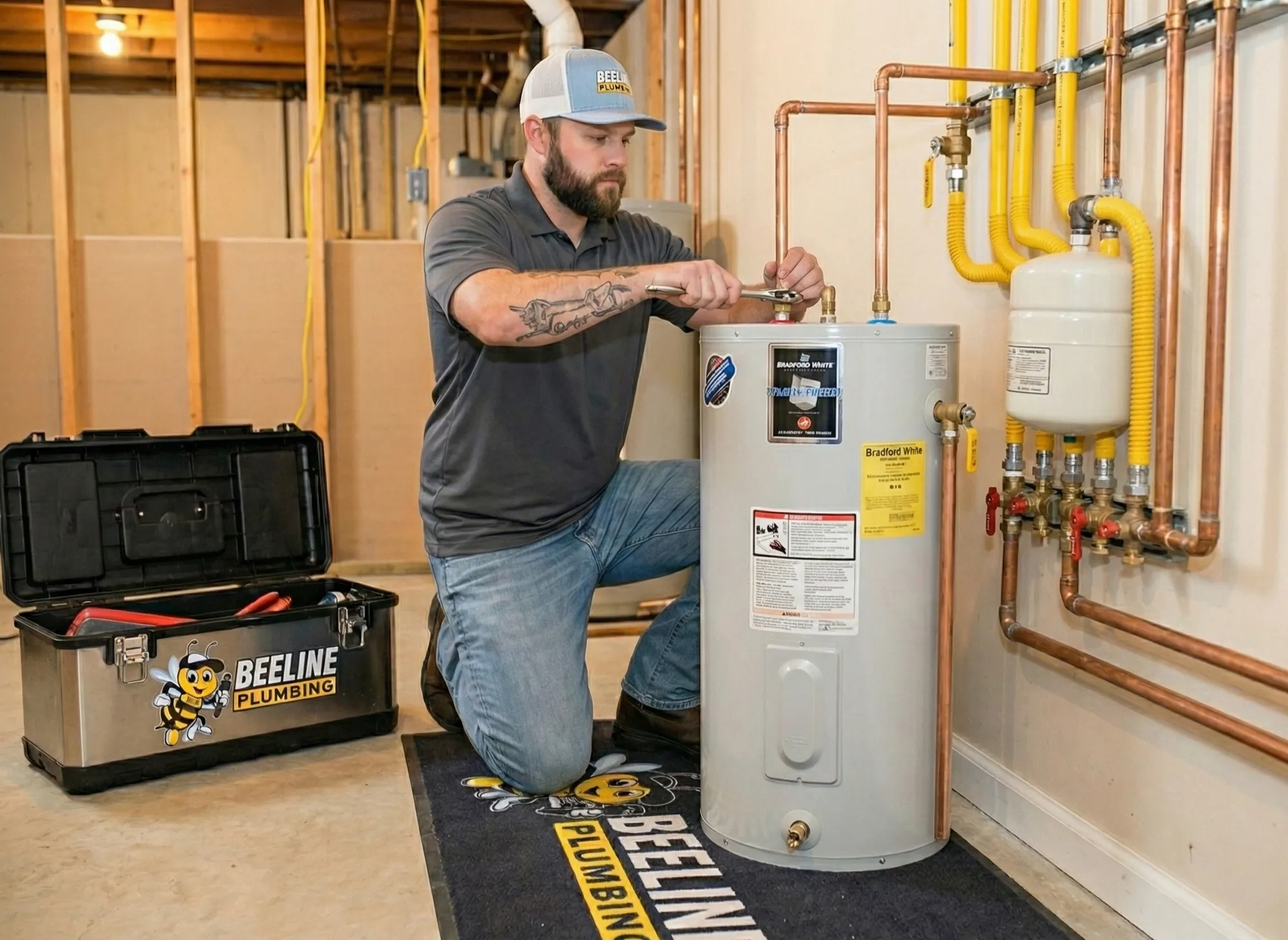 Water Heater Installation & Repairs expertise by Beeline Plumbing